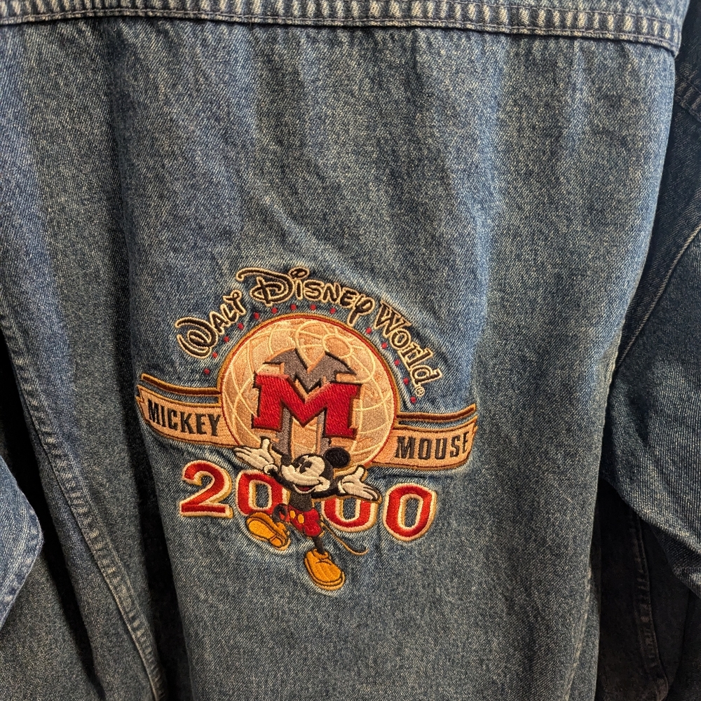 Disney Mickey Mouse Denim Jacket - image 6